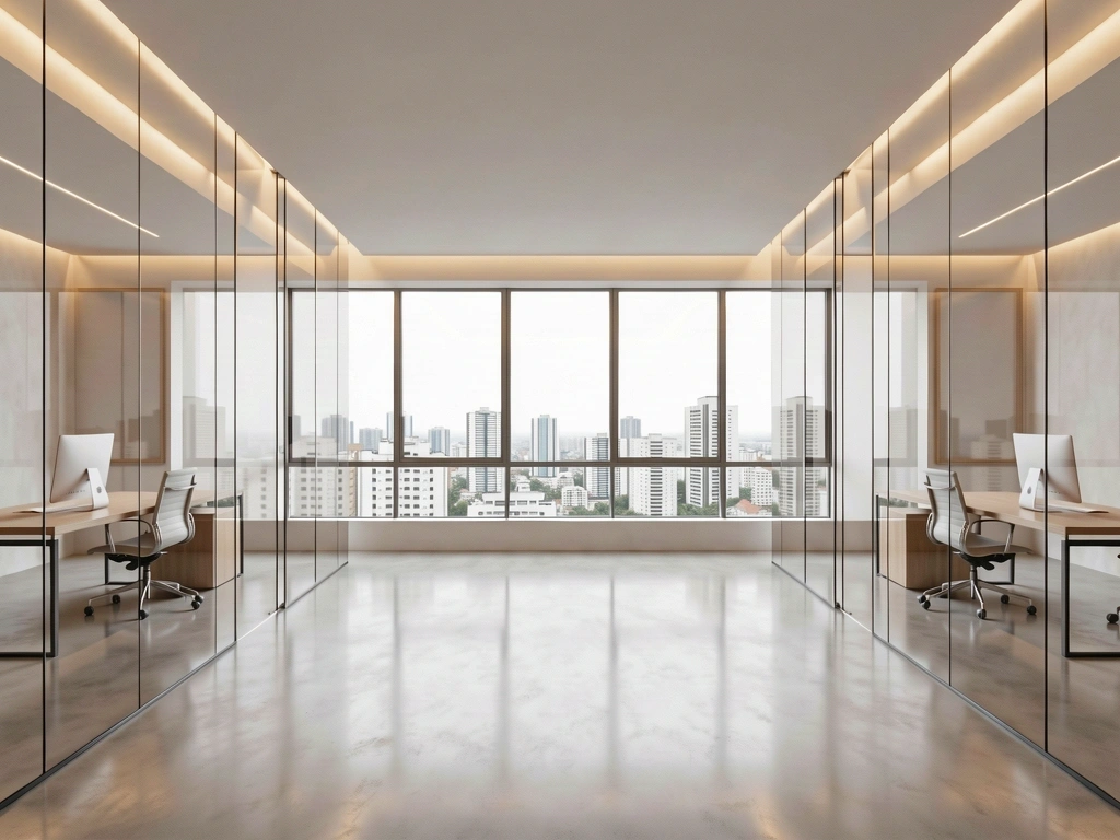 Interior do escritório Samvia Digital em Belo Horizonte